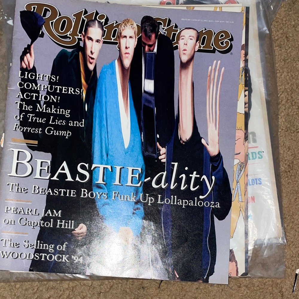 Vintage Rolling Stone Magazine with Beastie Boys Cover